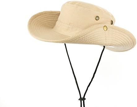 Outdoor Bucket Sun Hat Boonie Fishing Wide Brim Sun Hats UPF 50+ UV Protection Safari Hiking for Men and Women
