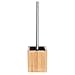 ToiletTree Products Deluxe Toilet Brush with Stainless Steel Handle and 100% Bamboo Wooden Holder
