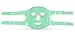 PerfeCore Facial Mask - Get Rid of Puffy Eyes - Migraine Relief, Sleeping, Travel Therapeutic Hot Cold Compress Pack - Gel Beads, Spa Therapy Wrap for Sinus Pressure Face Puffiness Headaches (Green)