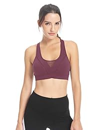 QUEENIEKE Sujetador deportivo para dama Sujetador de entrenamiento de cierre de gancho y ojo sin cables de alto impacto