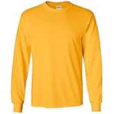 Gildan Long Sleeve (G2400), Ultra Cotton Gold Medium