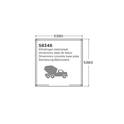 SOLID SUPERIA Vernier Autoclave Abri de Jardin Bois, 538x538x253 cm