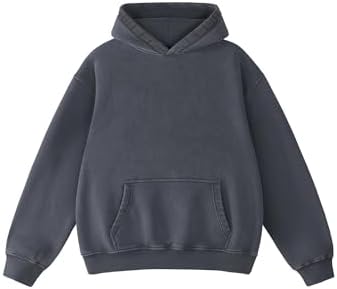 Amazon.com: Dynict Men's Zip-Up Hoodies Solid Hip-Hop Y2K Oversize