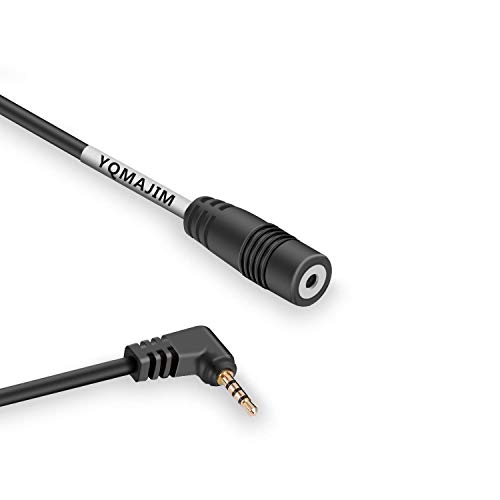 Dash Cam Rearview Backup Camera Extension Cord,2.5mm 4 Pin 6.5 Ft Male to Female Car Driving Recorder Reverse Camera Extension Cable YQMAJIM