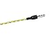 Tweedz Braided Headphones Tangle-Free, Durable Neon Yellow Earbuds Earphones with 100% Braided Fabric Wrapped Cords, Neon Yellow Headphones