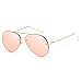 GAMT Aviator Sunglasses for Women Metal Frame Eyeglasses Gold-Barbie Pink