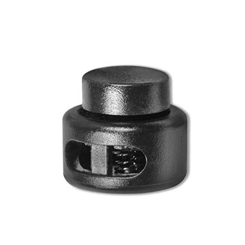 DYZD Double Hole Cord Lock Stoppers Plastic Spring Stop (Double Hole,10 PCS) - Thumbnail 4