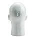 Male Mannequin White Styrofoam Head by foam head