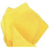 Flexicore Packaging Yellow Gift Wrap Tissue Paper XL | Size: 20 Inch X 30 Inch | Count: 48 Sheets | Color: Yellow