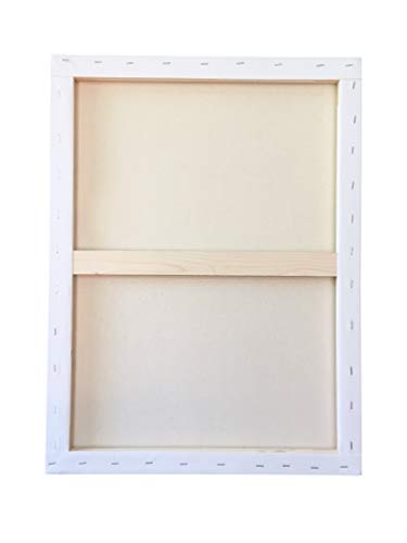 MILO PRO | 18 x 24" Stretched Canvas Pack of 4 | 1.5" inch Deep Gallery Profile | 11 oz Primed Large Professional Artist Painting Canvases | Ready to Paint White Blank Art Canvas Bulk Set - Thumbnail 3
