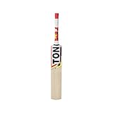 SS Kashmir Willow Leather Ball Cricket Bat, Exclusive Cricket Bat for Adult Full Size with Full Protection Cover (TON Maximus)