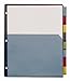 Cardinal Single Pocket Poly Dividers, 8-Tab, Letter Size, Multi-Color (84017)
