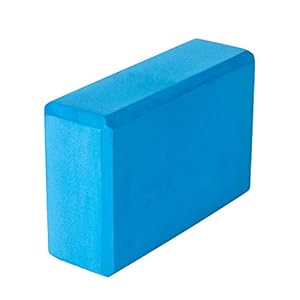 Leezo Eva Gym Blocks Foam Brick Exercise Fitness Set Tool Yoga Bolster Cushion Pillow Stretching Body Shaping Health Training, High Density Yoga Brick
