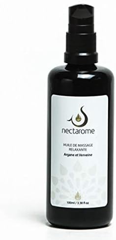 NECTAROME- Massage Oil Argan Oil and Verbena Organic Ideal for Relaxing
