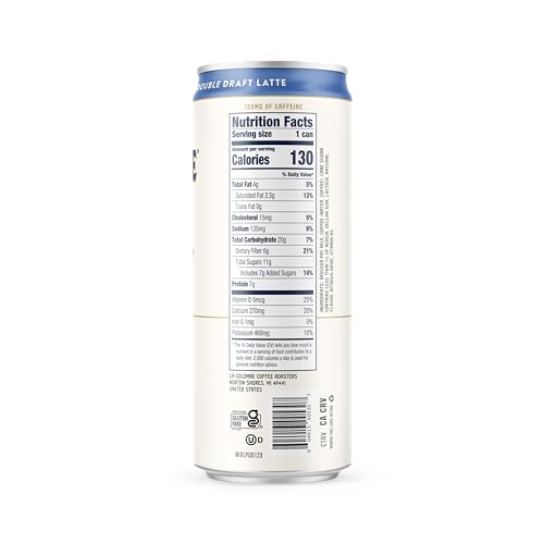 LA COLOMBE DOUBLE DRAFT LATTE, 11 FL. OZ., SINGLE CAN