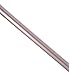 Nickel Closet Rod For Ventilated Wood Systems