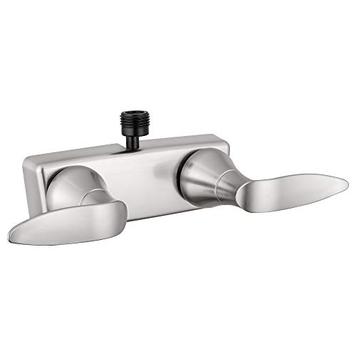 Dura Faucet Elegant RV Shower Valve Diverter Faucet - Brushed Satin Nickel - for Motorhomes, 5th Wheels, Trailers, and Campers - New 2019 Model - Thumbnail 4