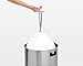 Brabantia Extra Large Kitchen Touch Top Trash Can 60L/16 Gal.