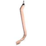 Wildlife Tree Plush Lion Tail Clip-On Accessory for Lion Costume, Cosplay, Pretend Animal Play or Safari Party Costumes