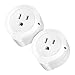 Etekcity ESW03-USA Alexa WiFi Outlet with Energy Monitoring (2 Pack), Easy Setup, Works with Google Home and IFTTT No Hub Required, Overheat Protection, ETL and FCC Listed, 2 Years Warranty, 2 Count