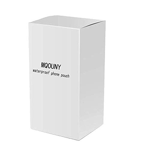 MQOUNY Waterproof Phone Pouch,2 Pack Floating Waterproof Case Waterproof Phone Case IPX8 Available TPU Clear Dry Bag for iPhoneXs/Xs Max/XR/8/8plus/7/6s/6/6s Plus Samsung up to 6.5" (Black-Black)