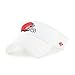 '47 NFL Cleveland Browns Clean Up Adjustable Visor, One Size, White
