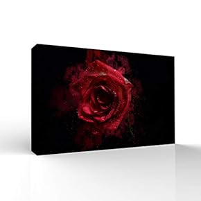 Canvas Wall Art Beautiful Flowers Pictures Home Wall Decorations for Bedroom Living Room Paintings Canvas Prints Framed - 12x18 inches