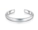 BORUO Toe Rings - Sterling Silver Band Ring - Stylish Toe Rings For Women - Sterling Silver Rings for Gifting - Chic 925 Sterling Silver Rings - Toe Rings For Women With Gift Bag, 2 mm, 3mm, 4mm