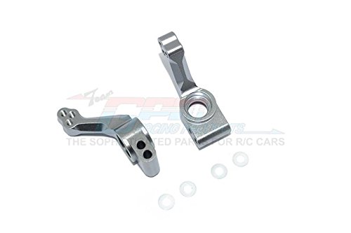 Traxxas Slash Pro 2WD Short-Course Truck (58034) / 2WD F-150 SVT Raptor (58064) Upgrade Parts Aluminum Rear Knuckle Arm - 1Pr Set Gray Silver