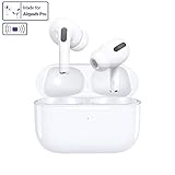 SibyTech Charging Case Replacement for Airpods Pro with Sync Button,Compatible with Airpods Pro, 660mAh Built-in Battery, White