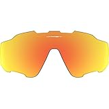 Oakley Jawbreaker Replacement Lens Fire Iridium Polarized, One Size