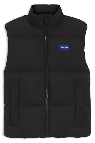 HUGO Hommes Bodolino2541 Gilet déperlant avec étiquette logo