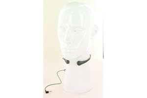 AV-JEFE TR-15 Throat Transdermal Microphone for Speech Difficulties Impaired Compatible w Voice Amplifier