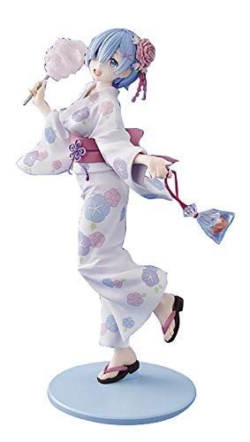 Kadokawa AUG188688 RE: Zero - Starting Life in Another World: Rem (Yukata Version) PVC Figure, Multicolor