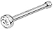Forbidden Body Jewelry 20G Surgical Steel 2mm Bezel Set CZ Crystal Nose Stud, Clear