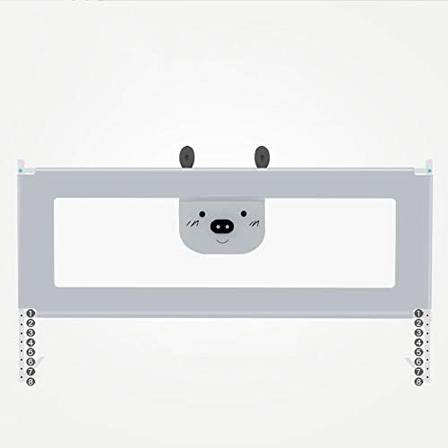 QFFL Bed Rails For Toddlers, Single Folding Bed Guardrail Safety Protection Guard For Baby Child - 1.2/1.5/1.8/2.0/2.2m Bedrail (Color : 2, Size : 1.5m)