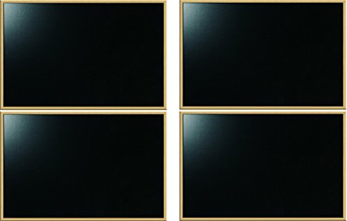 The Board Dudes Chalk Boards Wood Frame 23 x 35 inches (Pack of 4)