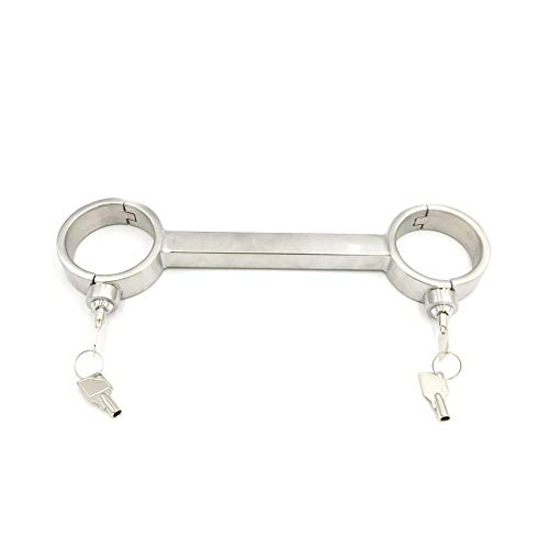 COSY-L Stainless Steel Handcuffs BDSM Wrist Shackles – Metal Bondage Toys Restraint Gear for Unisex Adult Sex Toys for Senior Players,Female