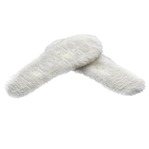 HappyStepÂ® Shearling Sheepskin Winter Insoles, Material: Sheepskin - Wool - Fleece, Size 8, Women