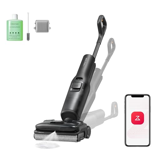 F25 ACE Pro Aspirapolvere Lavapavimenti Senza Fili, 25000Pa, JetFoaming Anti-Macchie, Rullo Anti-Groviglio, Design 180° a Piatto, Autopulizia Acqua Calda e Asciugatura, 60 min