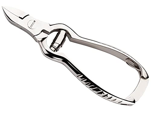 Alpen Nickel Plated Nail Clippers Buffer Spring Grip 12.0cm