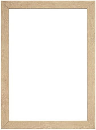 Memory Box Shabby Chic Deep Rustic Wood Grain Picture/Photo/Poster Frame Frame Colour A2 A2 (42.0X59.4cm) Natural