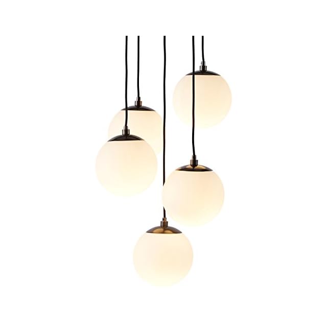 Amazon Brand Rivet Eclipse Mid Century Modern 5Globe Hanging Ceiling