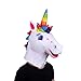 Lepy Unicorn Mask Halloween Costume Latex Unicorn Animal Horse Mask Adult Size - Color (Colorful)