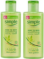 Simple Kind to Skin Soothing Facial Toner 200 ml (Pack of 2) by Simple