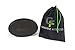 Gradient Fitness Oval Balance Pad, Premium Quality Balance Trainer for Physical Therapy, Non-Slip Texture, 2.5” Thick Foam, Free Storage Bag and Exercise Guide. (Black)