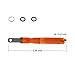 SPHTOEO EDC Alloy Fire starter Waterproof Magnesium flint stone CNC gear pocket outdoor(Orange)thumb 3