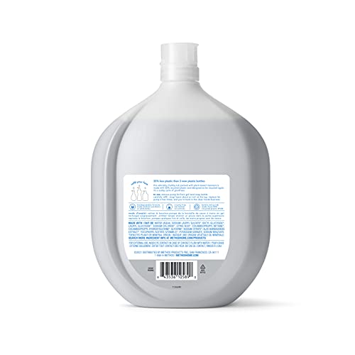 Method Gel Hand Soap Refill, Free + Clear, Recyclable Bottle, 34 oz, 4