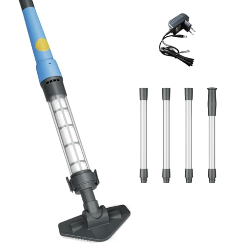 2 in 1 Cordless Pool Vacuum Cleaner, Rechargeable Pool Cleaner with 60 Min Autonomy, Suction 32 L/min, Ideal for Detachable Pools, Above Ground Pools, SPA and Whirlpool