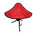 CHUANCHUAN Portable Folding Stool Mini Slacker Chair with 360 Degree Rotation for Outdoor Travel,Hiking,Garden,Fishingthumb 1
